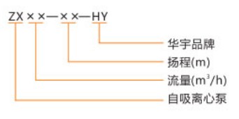 華宇牌ZX-HY型自吸離心泵型號(hào)說(shuō)明 華宇牌ZX-HY型自吸離心泵型號(hào)說(shuō)明