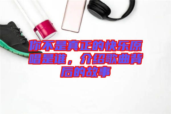 你不是真正的快樂原唱是誰，介紹歌曲背后的故事