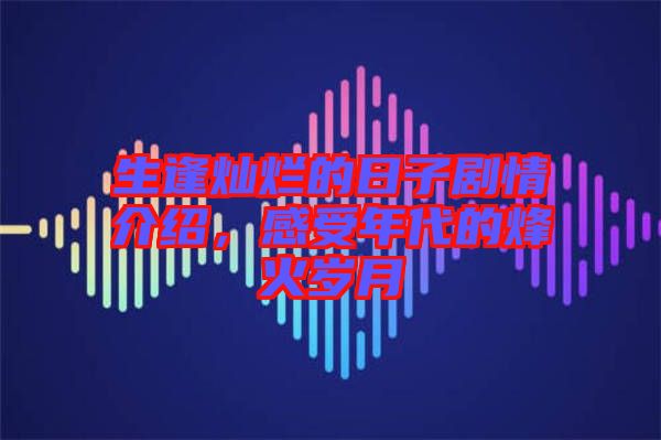 生逢?duì)N爛的日子劇情介紹，感受年代的烽火歲月