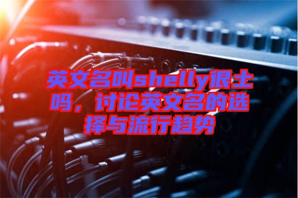 英文名叫shelly很土嗎，討論英文名的選擇與流行趨勢(shì)