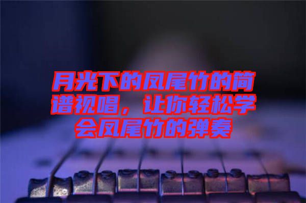月光下的鳳尾竹的簡譜視唱，讓你輕松學(xué)會鳳尾竹的彈奏