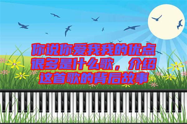 你說你愛我我的優(yōu)點很多是什么歌，介紹這首歌的背后故事