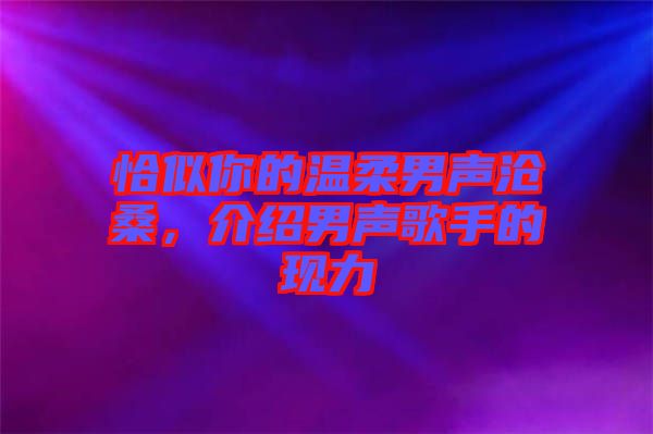 恰似你的溫柔男聲滄桑，介紹男聲歌手的現(xiàn)力