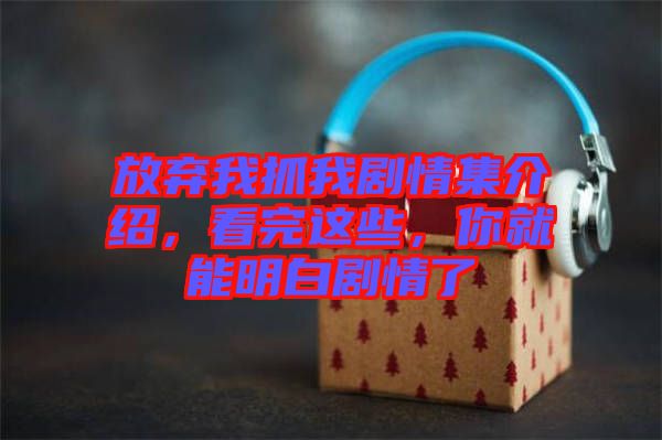 放棄我抓我劇情集介紹，看完這些，你就能明白劇情了