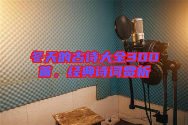 冬天的古詩大全300首，經(jīng)典詩詞賞析