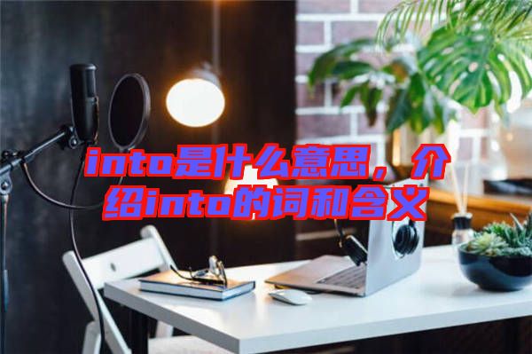 into是什么意思，介紹into的詞和含義