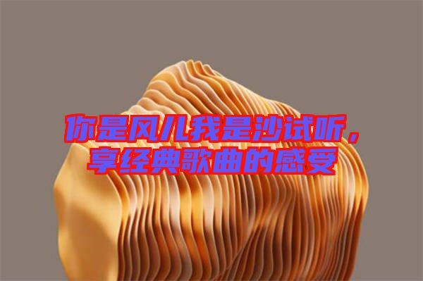 你是風(fēng)兒我是沙試聽，享經(jīng)典歌曲的感受