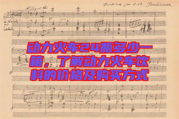 動(dòng)力火車(chē)24瓶多少一箱，了解動(dòng)力火車(chē)飲料的價(jià)格及購(gòu)買(mǎi)方式