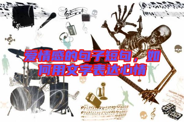 愛情感的句子短句，如何用文字表達(dá)心情