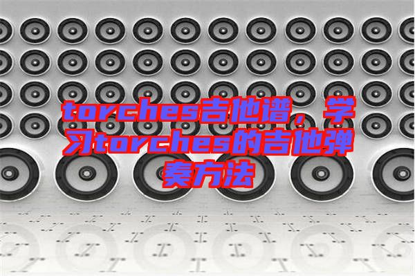 torches吉他譜，學(xué)習(xí)torches的吉他彈奏方法