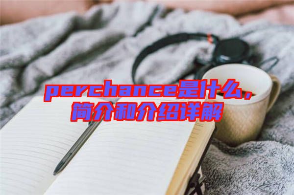 perchance是什么，簡介和介紹詳解