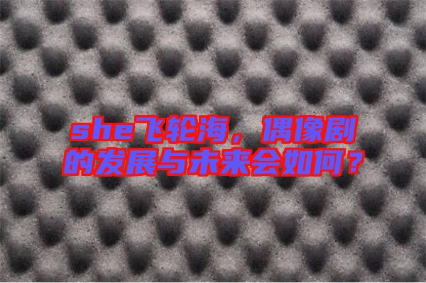 she飛輪海，偶像劇的發(fā)展與未來(lái)會(huì)如何？