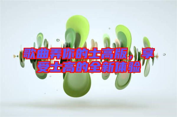 歌曲弄你的士高版，享受士高的全新體驗