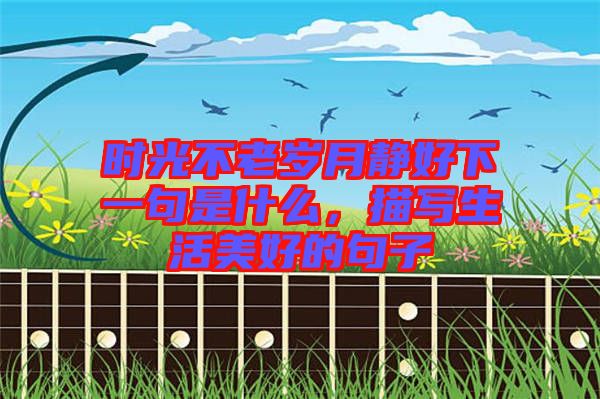 時(shí)光不老歲月靜好下一句是什么，描寫(xiě)生活美好的句子