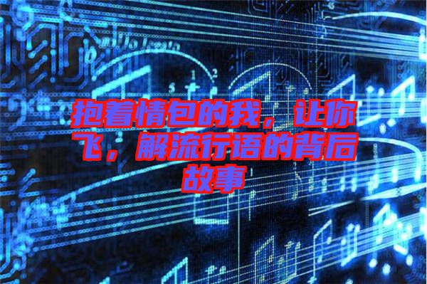 抱著情包的我，讓你飛，解流行語的背后故事