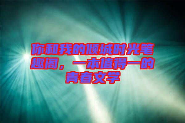 你和我的傾城時(shí)光筆趣閣，一本值得一的青春文學(xué)