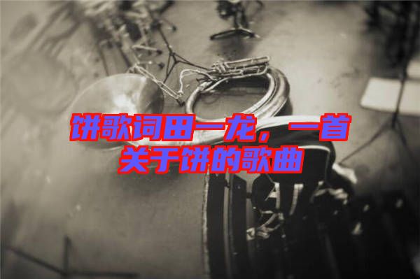 餅歌詞田一龍，一首關(guān)于餅的歌曲