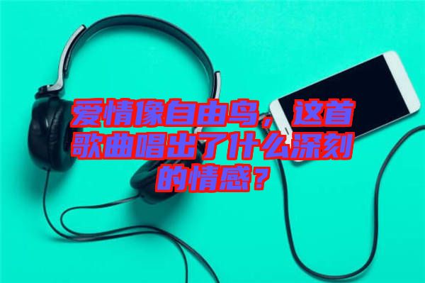 愛情像自由鳥，這首歌曲唱出了什么深刻的情感？