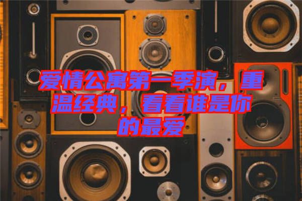愛情公寓第一季演，重溫經(jīng)典，看看誰是你的最愛