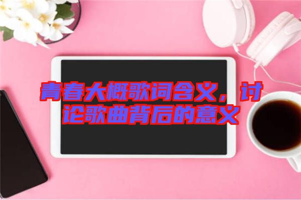 青春大概歌詞含義，討論歌曲背后的意義