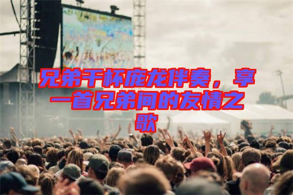 兄弟干杯龐龍伴奏，享一首兄弟間的友情之歌