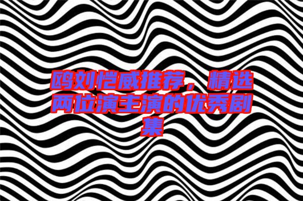 鷗劉愷威推薦，精選兩位演主演的優(yōu)秀劇集