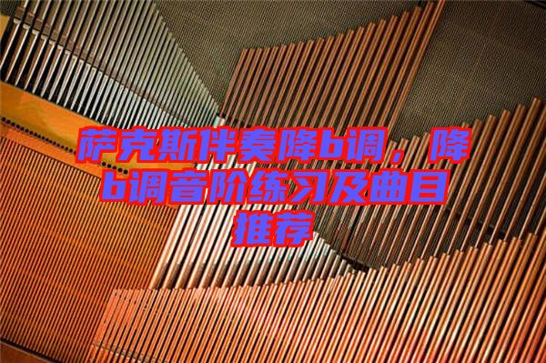 薩克斯伴奏降b調(diào)，降b調(diào)音階練習(xí)及曲目推薦