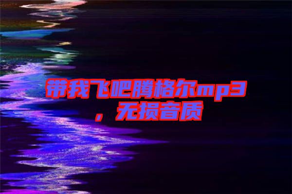 帶我飛吧騰格爾mp3，無損音質(zhì)