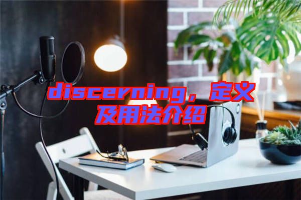 discerning，定義及用法介紹