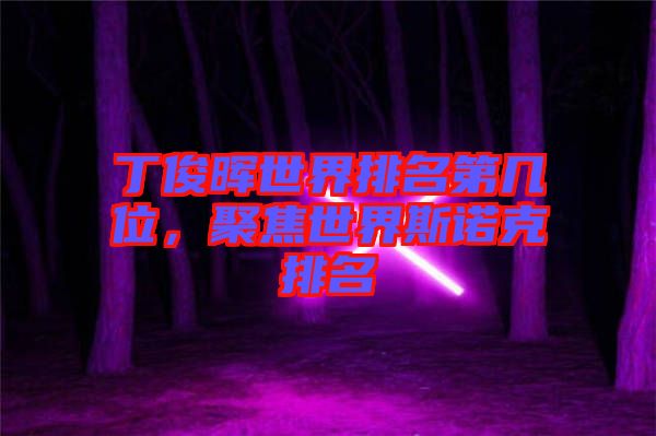 丁俊暉世界排名第幾位，聚焦世界斯諾克排名