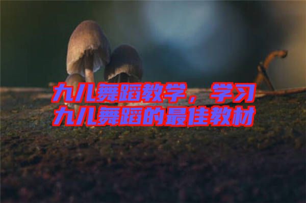 九兒舞蹈教學(xué)，學(xué)習(xí)九兒舞蹈的最佳教材
