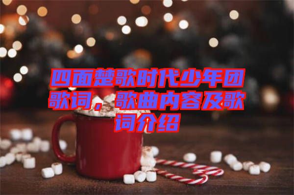 四面楚歌時代少年團歌詞，歌曲內(nèi)容及歌詞介紹
