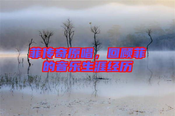 菲傳奇原唱，回顧菲的音樂(lè)生涯經(jīng)歷