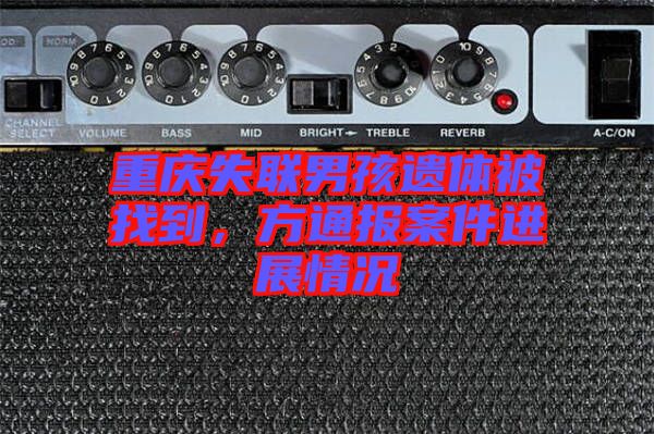 重慶失聯(lián)男孩遺體被找到，方通報(bào)案件進(jìn)展情況